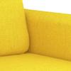 Vidaxl Sofa 3-Osobowa, Jasnożółta, 180 Cm, Tapicerowana Tkaniną
