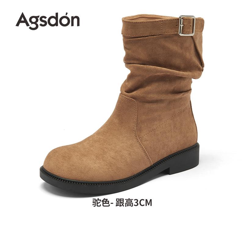 Maillard Martin boots new autumn thick-soled retro stacking boots wasteland fashion boots 35