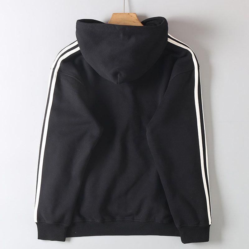 Trade Cut the Tag Off Original Order Fleece-lined Sports and Leisure Warm Hooded Cardigan Hoodie Men's Autumn and Winter Jacket Couple Outerwear