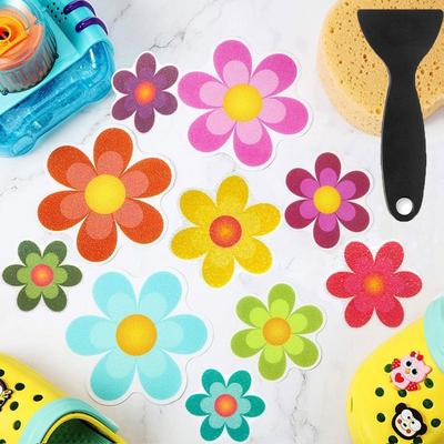 PEVA Bath Tub Slip Stickers 3.99*3.93 Inch Waterproof and Non-slip Paster Ladders