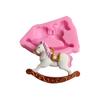 Rocking Horse Silicone Mold DIY Fondant Cake Chocolate Clay Craft Decor Tool
