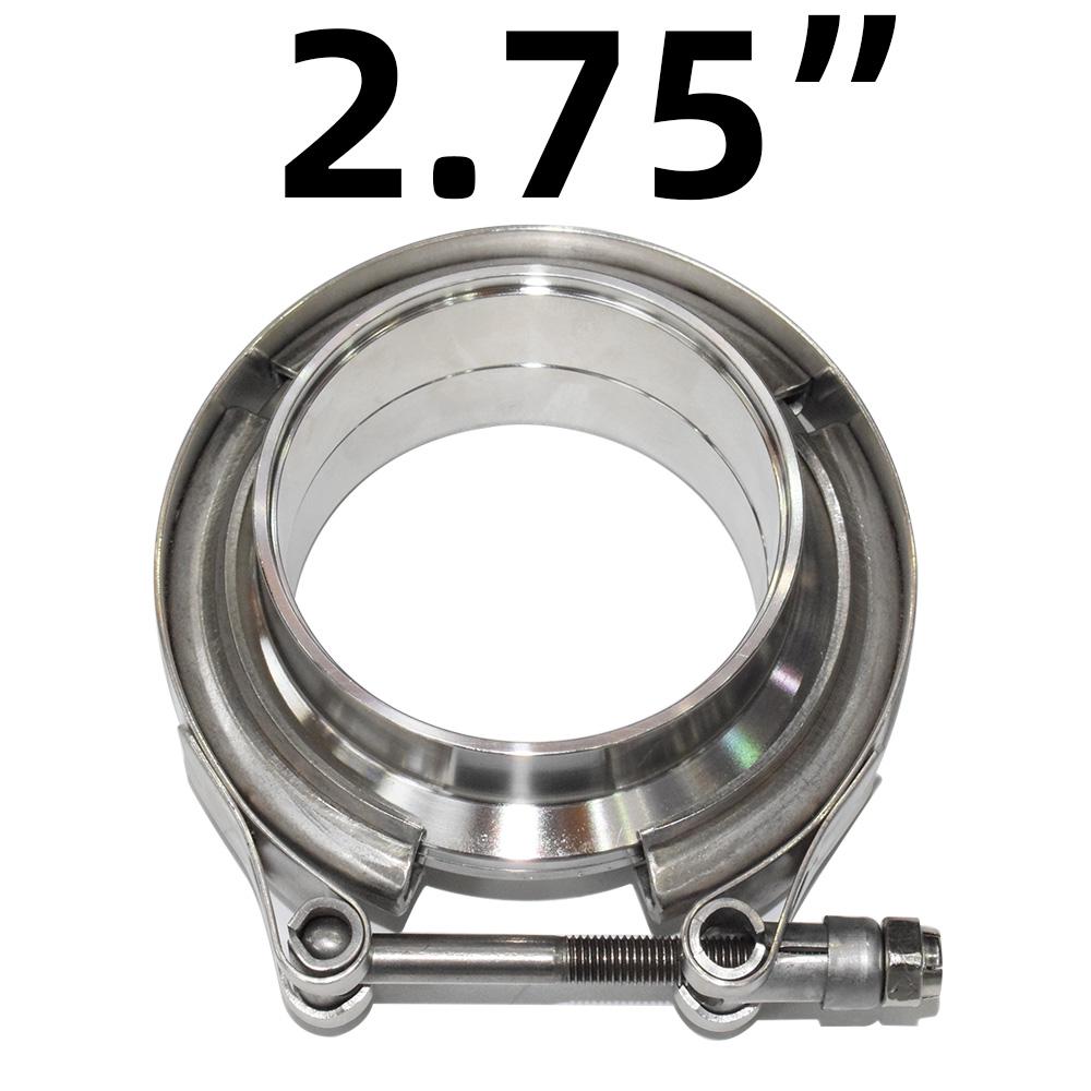 304 Stainless Steel 2“ 2.25"2.5" 3" V band Clamp 3"Inch V-band 2.5 3 Inch Exhaust Flange 76mm Turbo Exhaust Vband V Clamps Kits