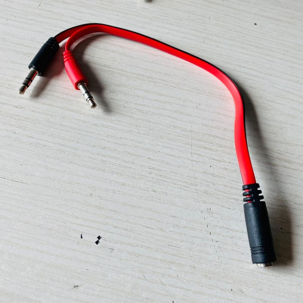 1 Female To 2 Male 3.5 Jack Audio Splitter Cable 1 Male To 2 Female  Portable   Smart Phone