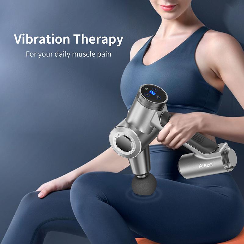 New Multi-gear Handheld Massage Gun Electric Percussion Massager Body Relaxer Professional Physical Fitness Device Relax Muscle