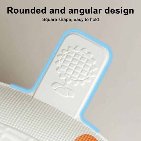 Toilet Seat with Exclusive Handle Easy to Clean EVA Waterproof Material Soft Cushion Cartoon Pattern Non-Slip Toilet Seat Pad