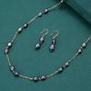 Hawaii Ladies Jewelry Freshwater Pearl 18K Gold Necklace Earrings Pendant Jewelry