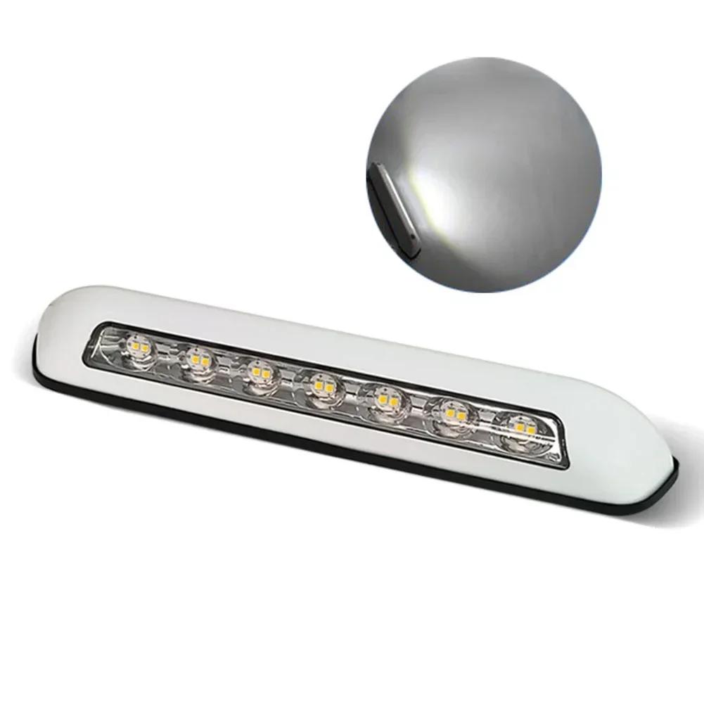 12V 6000K 8W White/warm White RV LED Awning Porch Light Waterproof Motorhome Caravan Van Camper Trailer Wall Lamps Light