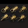 PVC Beetle Ornaments Hand-played Realistic Insect Ornament Scratch Resistant Decor for Living Room Table Gift