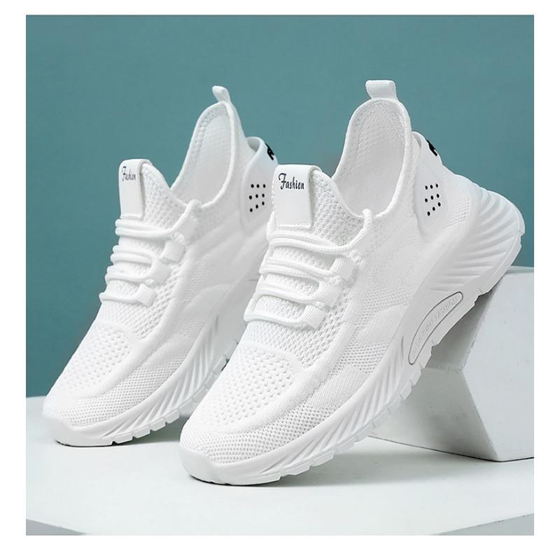 Damskie wiosenne nowe buty do biegania rekreacyjnego Flying Weaving Damskie buty sportowe pojedyncze