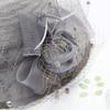 Curled top hat women's summer face cover mesh fashion basin hat British retro sun hat elegant flower lace bucket hat