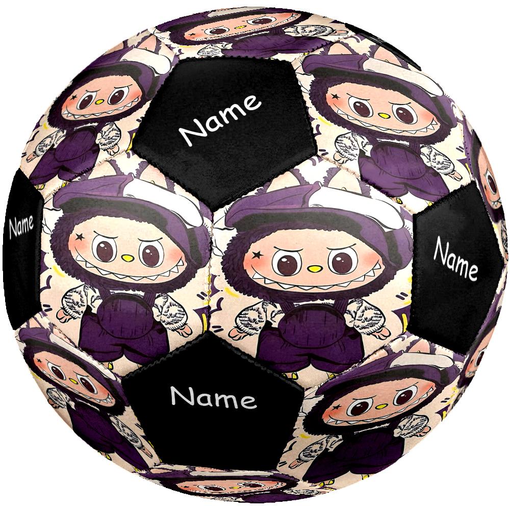 Custom Name Labubu Theme Size 5 Soccer Ball, Suitable for Both Indoor and Outdoor Matches, a Gift Suitable for Everyone.