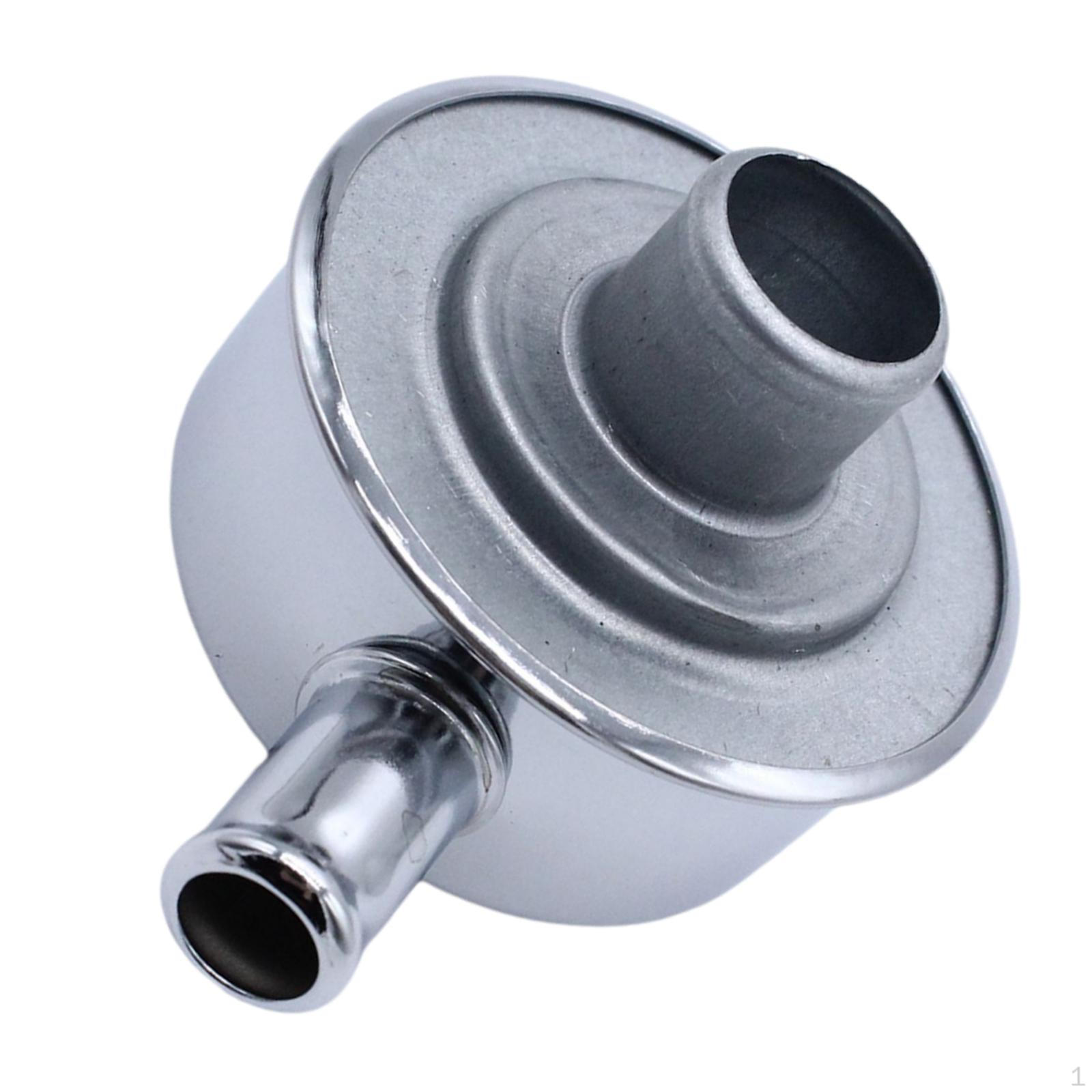 

Car Chrome Valve Cover Breather Highly Polished Easy to Install Accessories Durable Professional for