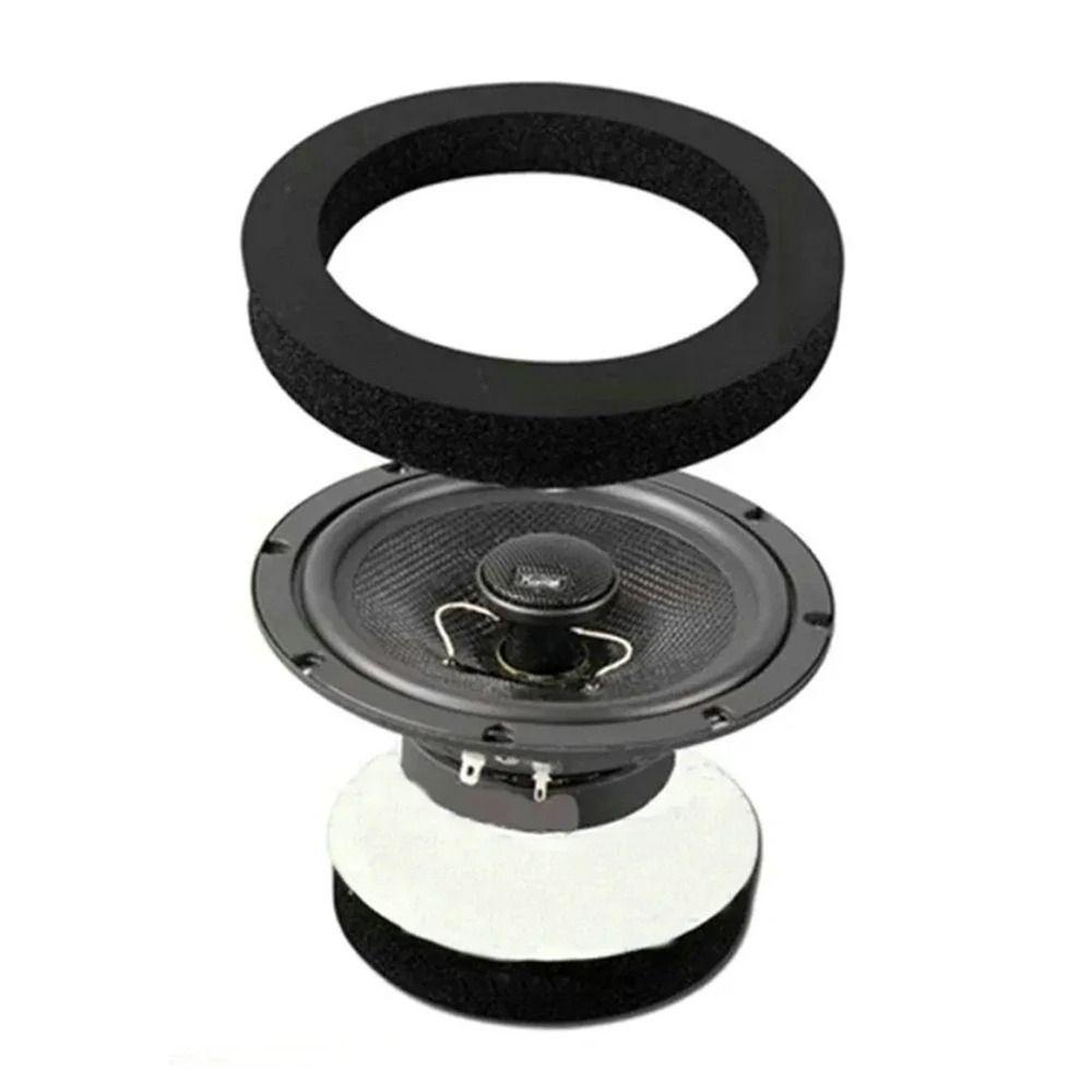1/2Pcs 14cm Inner Diameter Car Speaker Foam Ring Car Door Audio Cushion  Bass Enhancement