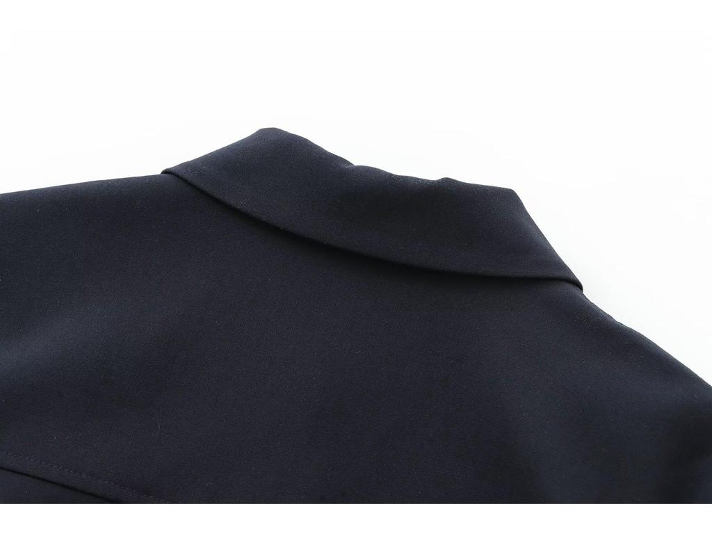 2024 Autumn Women's Slimming Turn-Down Collar Long-Sleeve Jacket