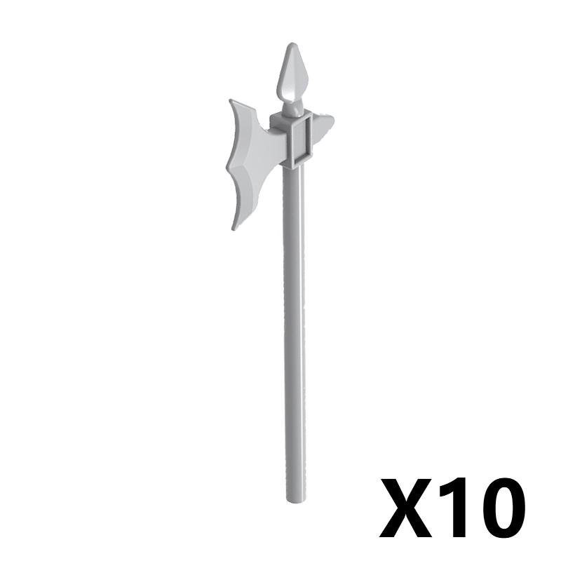 Medieval Military Weapons Figures Building Blocks Soldier Accessory Knight Spear Sword Helmet Crossbow Shoulder Armor Brick Toys