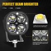 D1 3 Inch 40W Square Spotlight IP67 Waterproof Car LED Work Light 12V/24V Off Road Fog Lamp