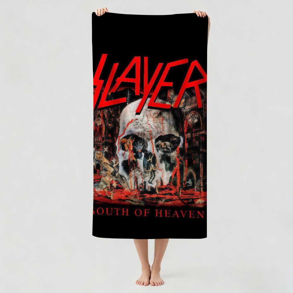 Rock band S-Slayer Towel Drying Bath Towel Applicable To Light Swimming Camping Yoga Beach Out