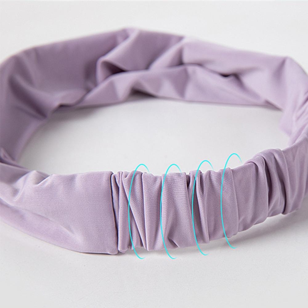 Yoga Headwear Sports Headbands Solid Color Elastic Gifts Yoga Hair Bands
