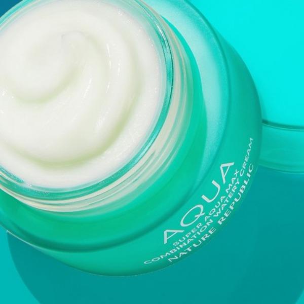 Nature Republic Super Aqua Max Combination Watery Cream Set (120ml + 40ml)