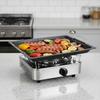 Striped Groove Grilling Tray with Handle Grilled Fish Platter Outdoor BBQ Grill Pan  Camping