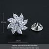 Luxury Zircon-Inlaid Pinwheel Brooch & Anti-Exposure Lapel Pin for Men and Women