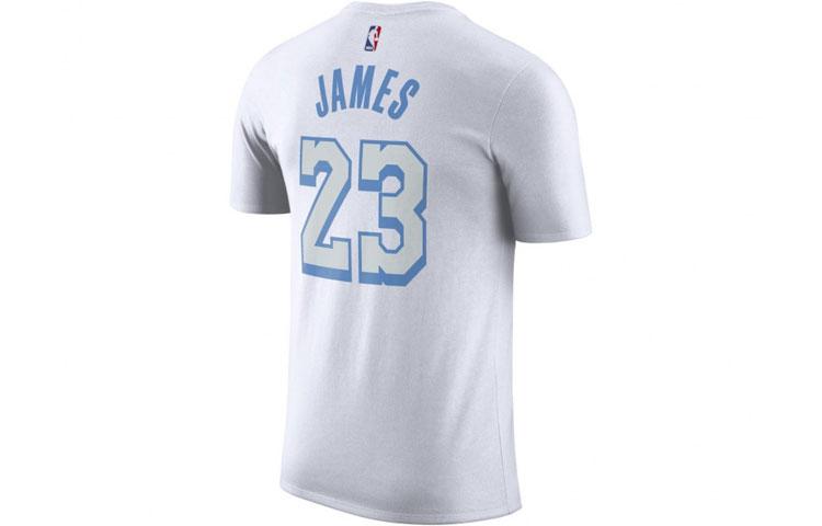 Nike T Shirts Men's White Crew Neck Moderate Straight Fit CT9428-103