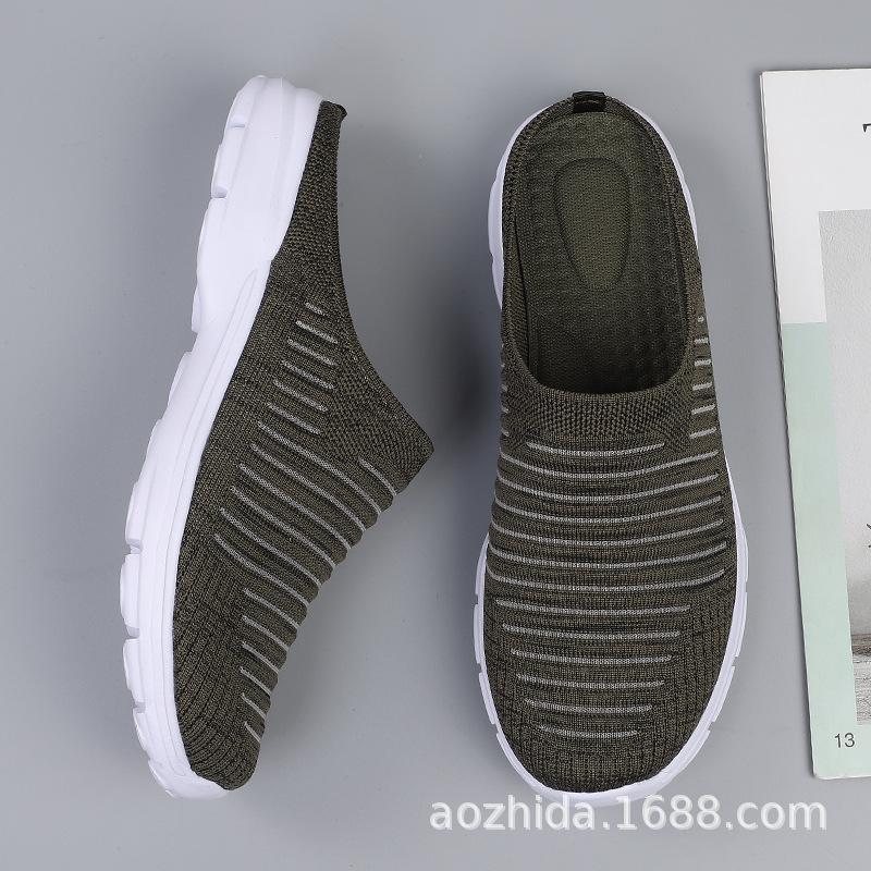 

Весна 2024 ebay жіноче взуття великих розмірів кросівки з мухотканини парні повсякденні на шнурівці на плоскій підошві 2025 жіноче взуття 48 армія зелений колір