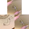 Korean Style Zircon Heart Shape Hand Chain With Adjustable Length For Women