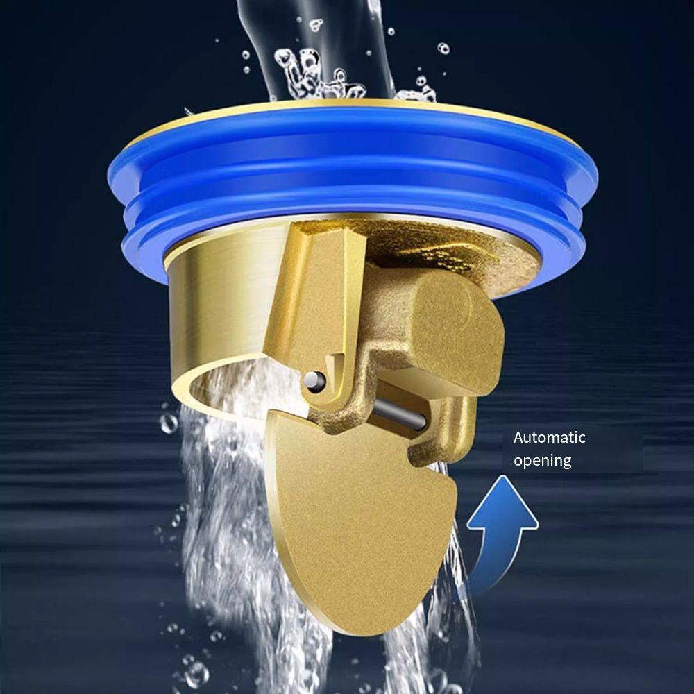 Drenaje de suelo para ducha de 34-100 mm de diámetro, tapón de drenaje insertable con prevención de reflujo, cocina