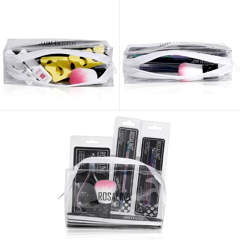 ROSALIND Gel Nail Tool Set For Nails Art Gel For Manicure Cuticle Remover Buff Nail File Gel Polish Nourishment 8 /12Items