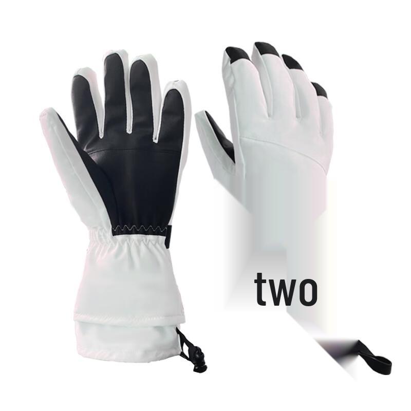 MR MOOSE Five-Finger Touchscreen Waterproof Ski Gloves