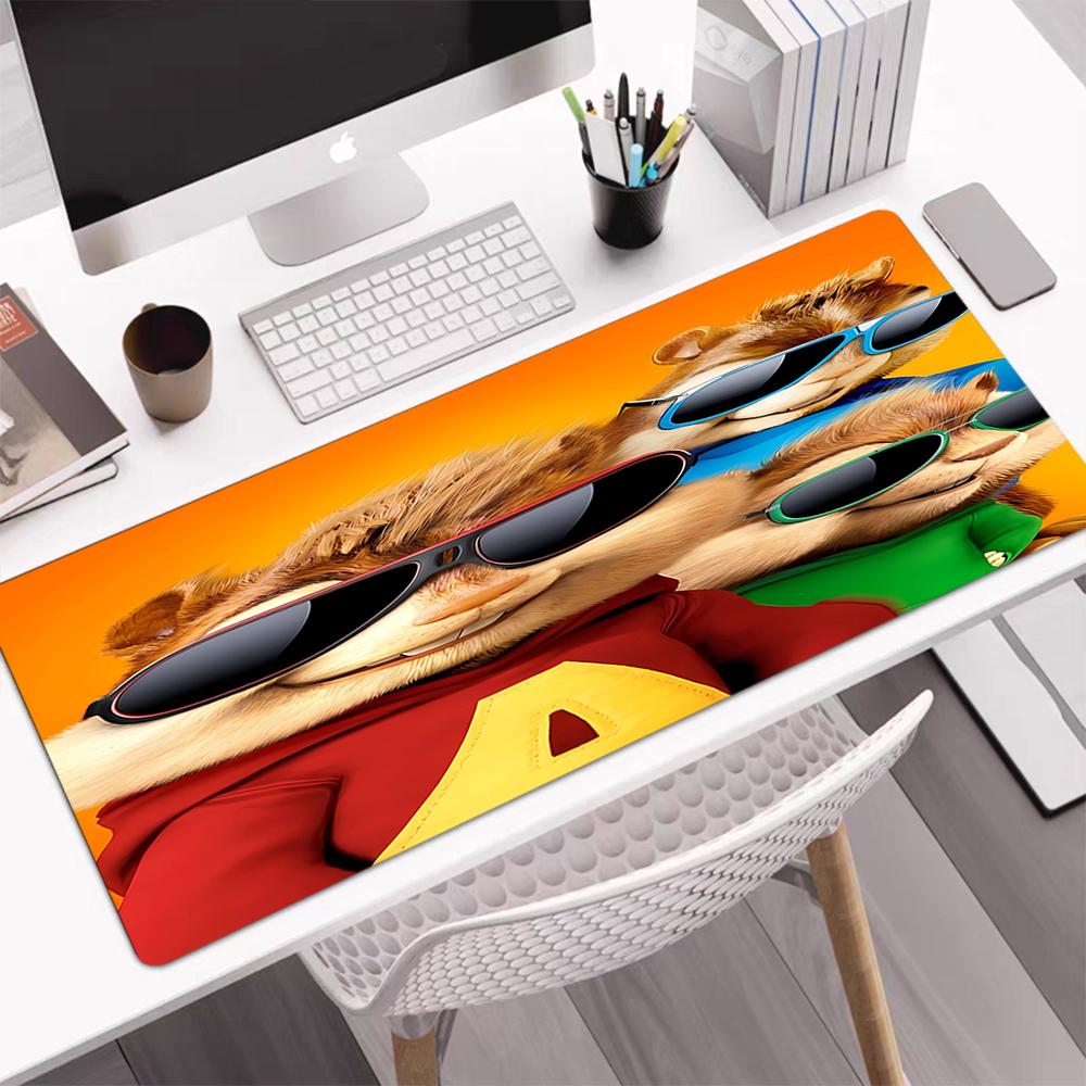 Alvin und die Chipmunks Thema Mauspads, Rutschfeste Gummiunterlage, Multifunktionale Büro- & Heimdekoration, Perfekt für die Personalisierung des Arbeitsplatzes.