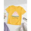 European Sizes Girls' Short-Sleeve T-Shirt for Older Kids, Breathable And Skin-Friendly, Featuring a Round Neck.