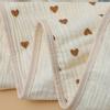 Infant Hooded Towel Gauze-Cotton Breathable Bathrobe Print Summer Sun-proof Cloak Bath Towel Gender Neutral Soft Towel