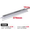 100W AC 220V TO DC 12V 24V Strip Power Supply Outdoor IP20 Waterproof Dustproof Aluminum Shell Light Strip Driver Transformer