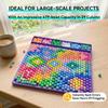 Peyote Stitch Pattern Horsehair Bead Planning Board, Suitable for 6x9mm Horsehair Beads, Perfect for Visualizing Complex Bead Designs (3 Pieces)