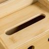 Multifunctional Tissue Box Home Living Room Creative Wood Paper Box Table Desktop Organizer Decorative Craft Ornament Remote Control Key Storage Case