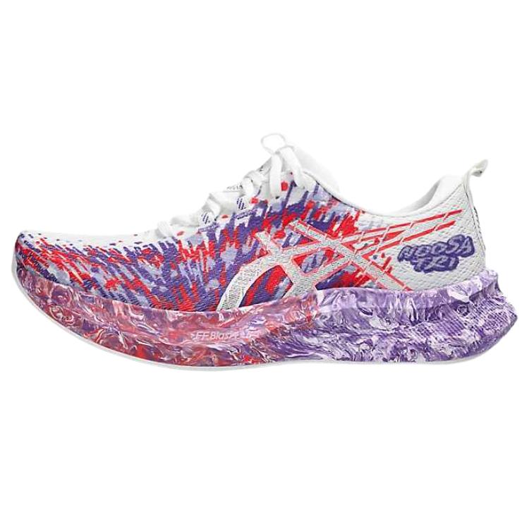 Asics Noosa Tri 16 Comfortable Fashion Trendy Minimalist Cushioning Low-Top Running Shoes Women sneaker White Purple 1012B675-101