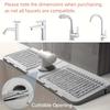 1pc Faucet Splash Guard Mat - Non-Slip Quick-Drying Sink Protector for Kitchen, Bathroom Vanity & Laundry Room, Easy-to-Clean Minimalist Design