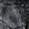 Gothic Retro Baggy Unisex Mopping Pants Y2K Phantom Jeans High Street Spider Embroidered Patch Hip Hop Streetwear Straight Jeans