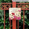 2D Flat, 1pc Vintage Aluminium Wall Sign Suitable for Bedroom & Living Room Decor - Thick Retro Decoration Panel, Perfect Housewarming Gift for Home