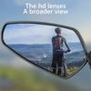 Bike Mirror Handlebar Mount Riding Rearview Mirror Adjustable Rotatable Safety Accessories for