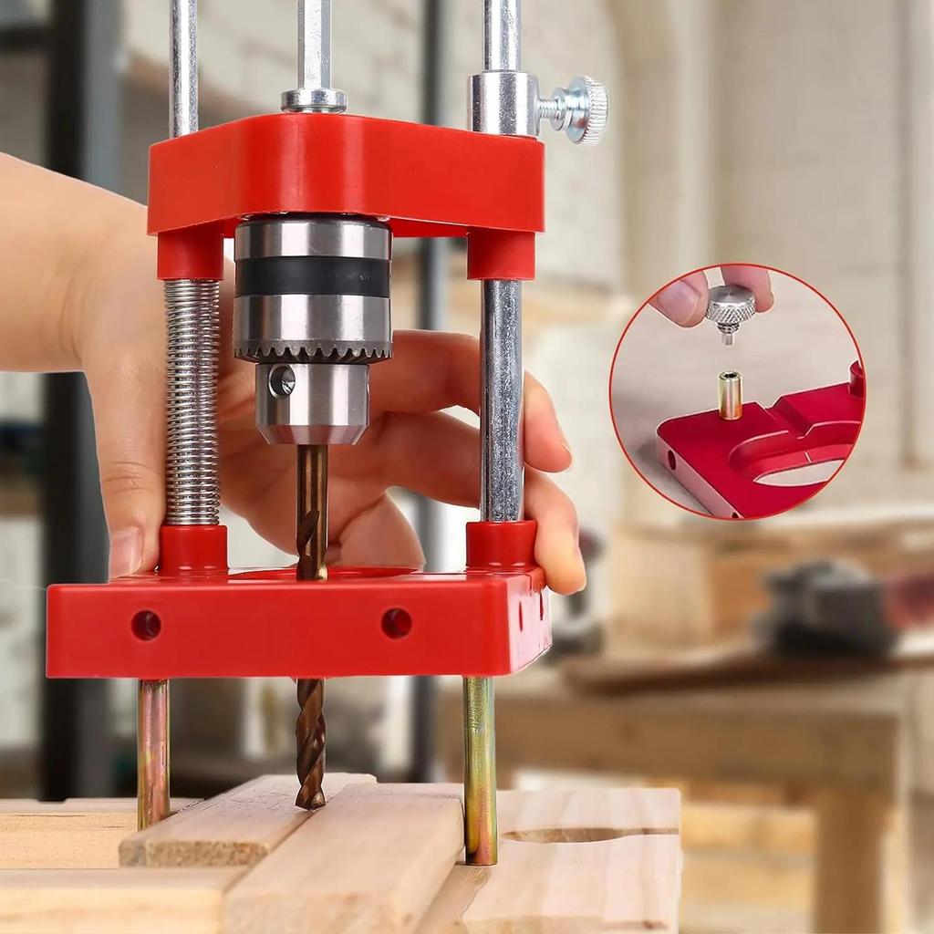 Portable Woodpecker Precision Hole Drilling Locator for Woodworking