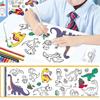 Graffiti Children'S Scrolls Extra Long Colored Drawing Paper Kindergarten Baby Colored Scrolls Self Adhesive Not Damaging