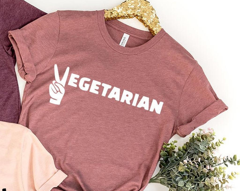 Vegetarian T-Shirt, Animal Lover Tee, Animal Activist Shirt, Vegan Shirt, Vegan Gift, Vegetarian Gift, Funny Vegetarian Tee, Veggie Tee