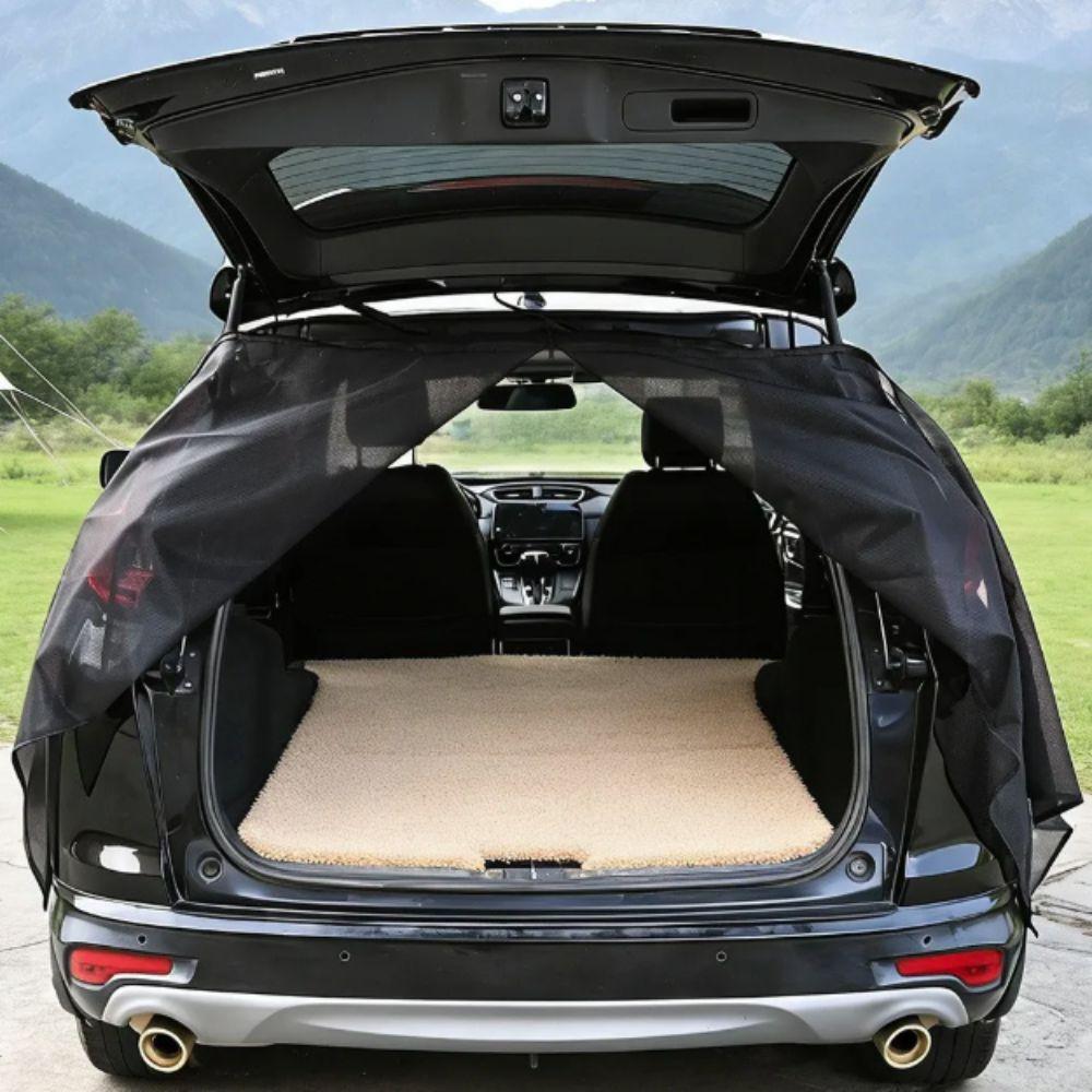 Belüftetes Magnetisches Auto-Kofferraum-Mückennetz Sonnenschutz SUV Heckklappen-Sichtschutz Camping