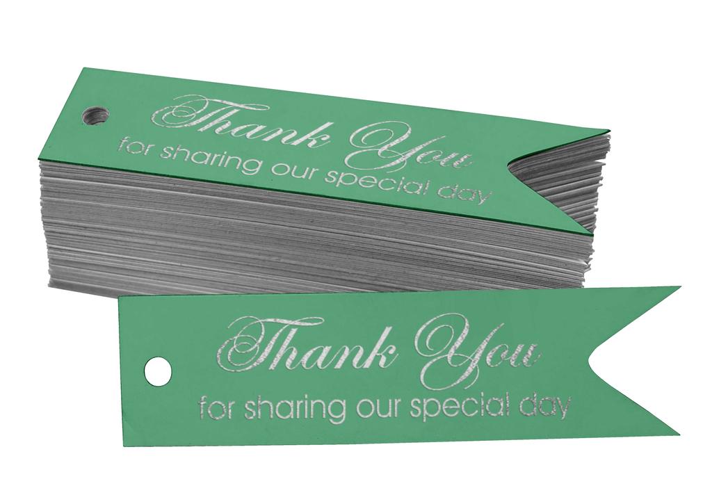 Inkdotpot Gold Foil Paper Hang Tags Thank You For Sharing Our Special Day Bridal Shower Favor Tags 100