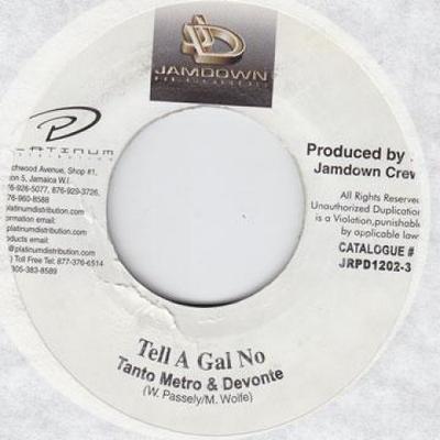 7inch Record TANTO METRO, DEVONTE / FIONA, KIPRI - Tell A Gal No / Need Good Loving Jamdown 2001 Jamaica Reggae, Ska & Dub