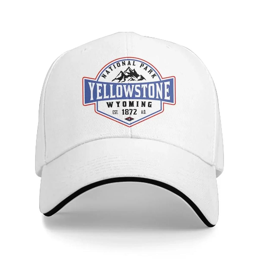 Yellowstone National Park Multicolor Hat Peaked Unisexs Cap WYOMING MOUNTAINS HIKING CAMPING Personalized Visor Protection Hats