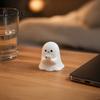 Unique Halloween Table Centerpiece 3D Printed Ghost Figurine, Cute Spooky Resin Statue, Funny Desktop Tray Sturdy Statue for Desk Decor, Tabletop